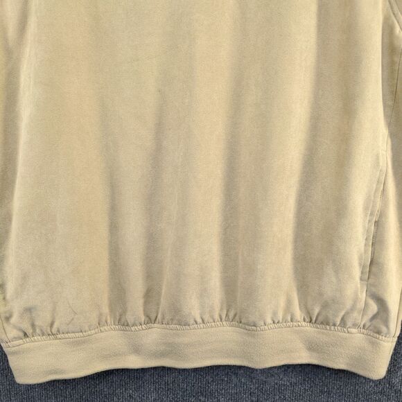 Winner Mate Men's V-Neck Golf Vest Tan XXL Lined Pockets Sleeveless - Picture 5 of 13